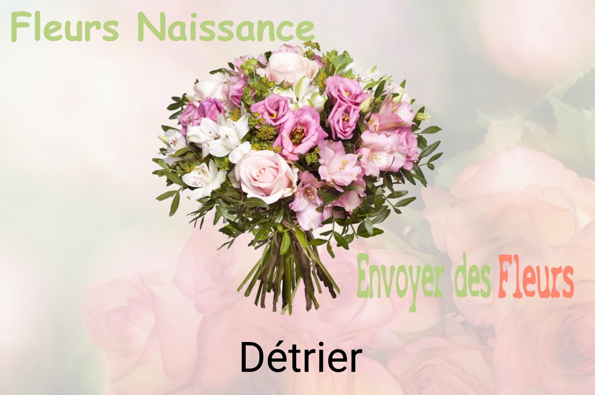 Bouquet de fleurs de naissance livré à Détrier